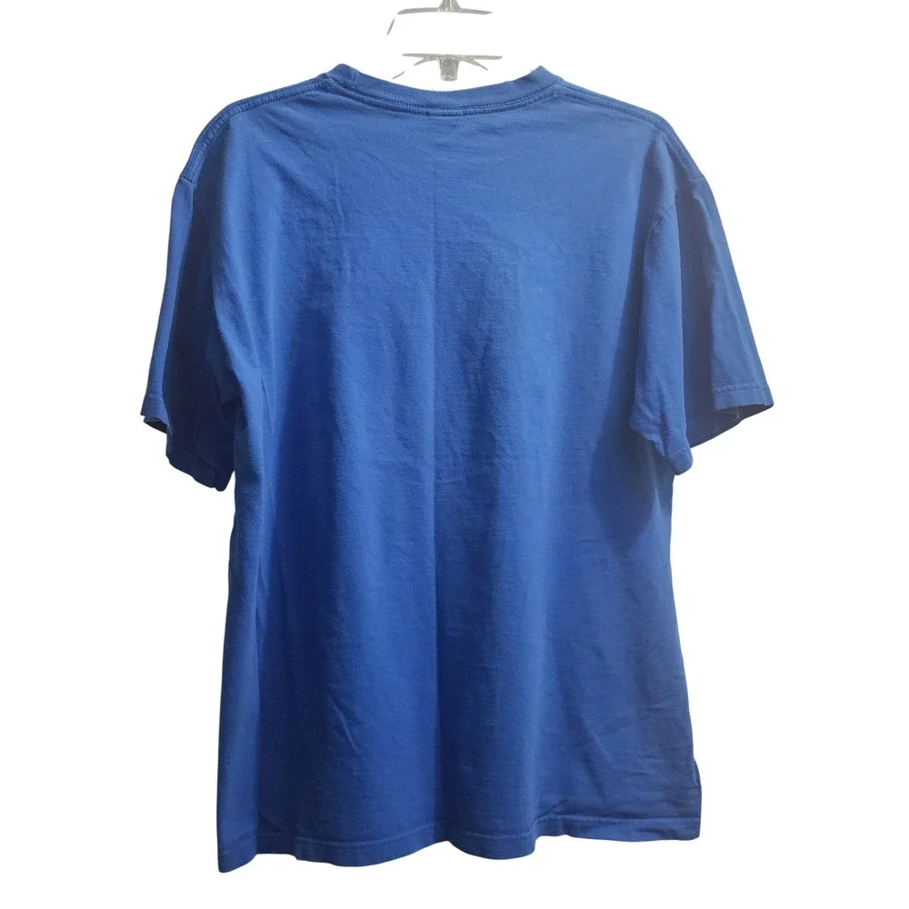 The North Face Mens Blue Graphic Logo Short Sleeve‎ T-Shirt Size M M/M NF0A3G1C